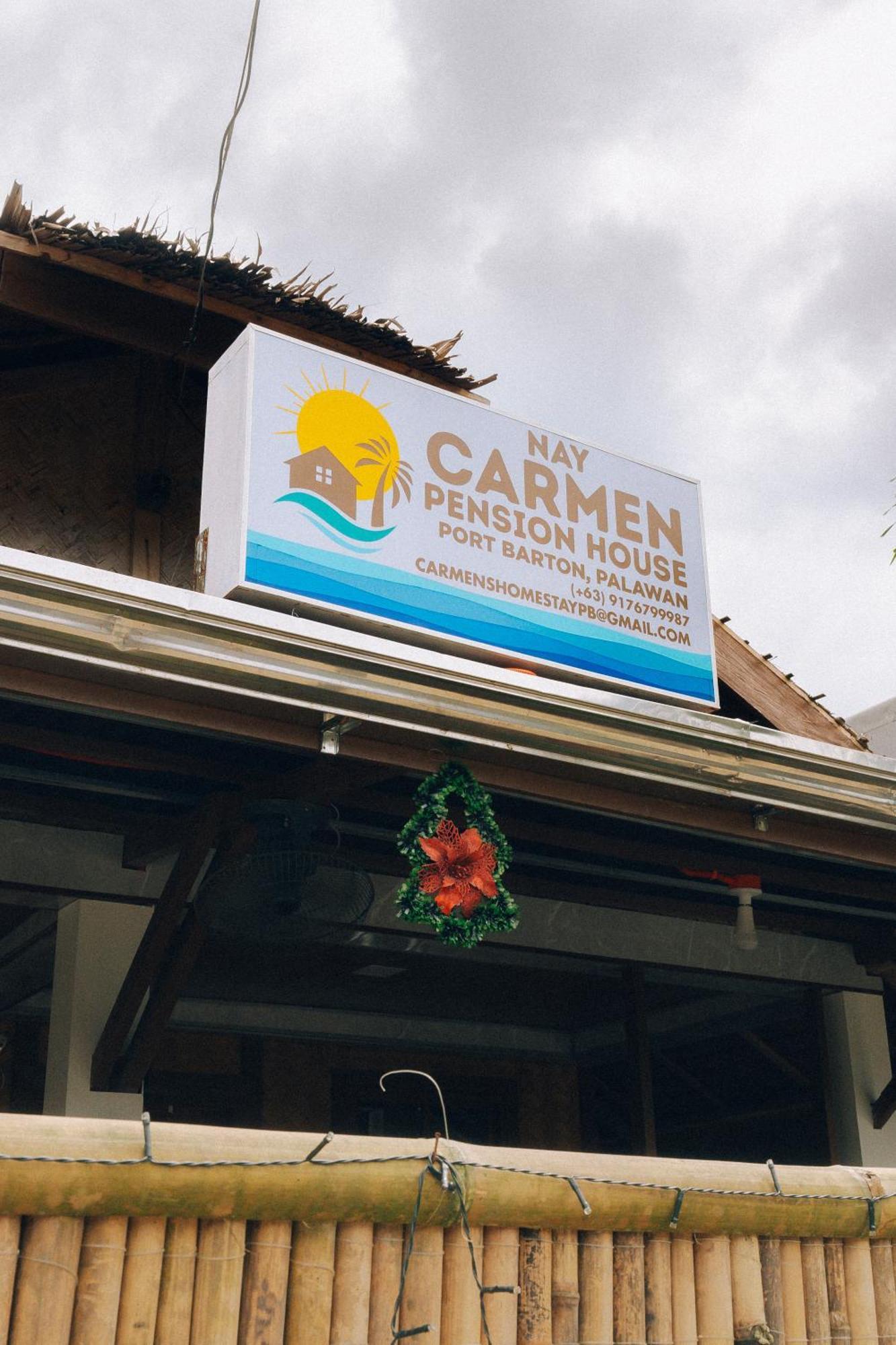 Nay Carmen Pension House Port Barton Itaytay Kültér fotó